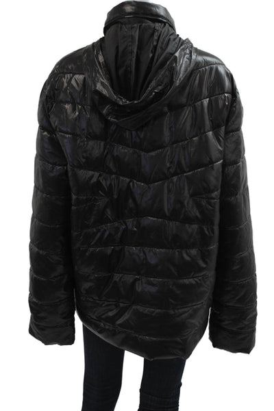 Kenneth Cole New York Unisex Quilted Puffer Jacket Black Size L