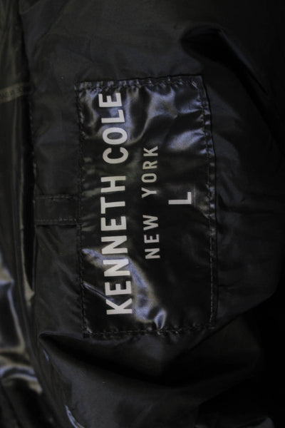 Kenneth Cole New York Unisex Quilted Puffer Jacket Black Size L