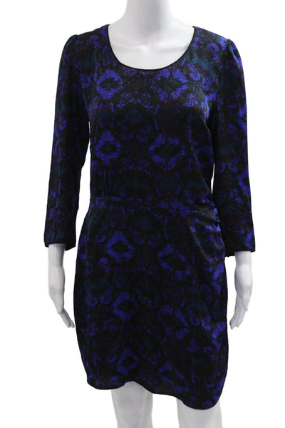 Comptoir Des Cotonniers Women Sheath Mini Dress Black Long Sleeve Size 42