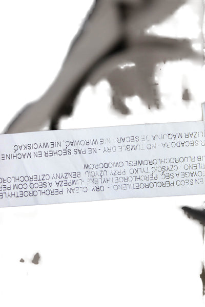 Zara Women Windbreaker Beige High Neck 3/4 Sleeve Zip Size M
