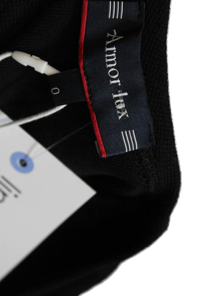 Armor Lux Women Black Sweater Dress Long Sleeve Button Viscose Size 0