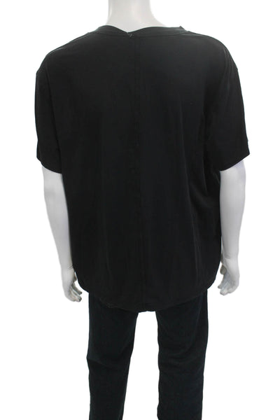 Lululemon Mens Black Cotton Blend Short Sleeve Crewneck T-Shirt Size L