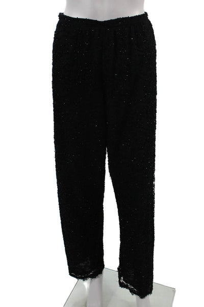 Catherine Regehr Womens Dress Pants Black Drawstring Polyester Fall Size S
