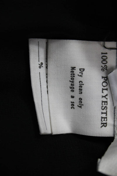Catherine Regehr Womens Dress Pants Black Drawstring Polyester Fall Size S