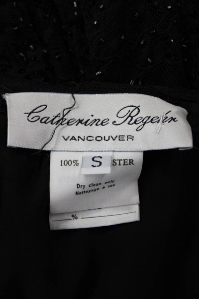 Catherine Regehr Womens Dress Pants Black Drawstring Polyester Fall Size S