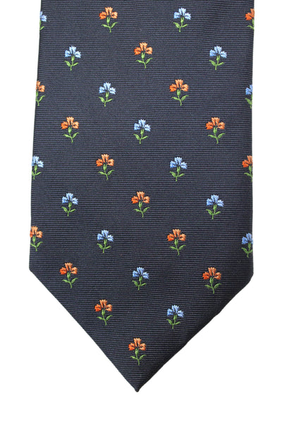 Pink Men's Classic Silk Floral Neck Tie One Size