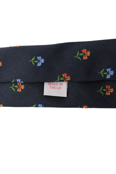 Pink Men's Classic Silk Floral Neck Tie One Size
