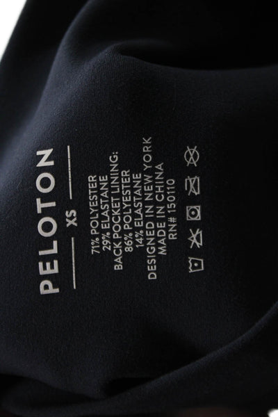 Peloton Women Dark Blue Jogger Pants Zip Closure Athletic Size XS