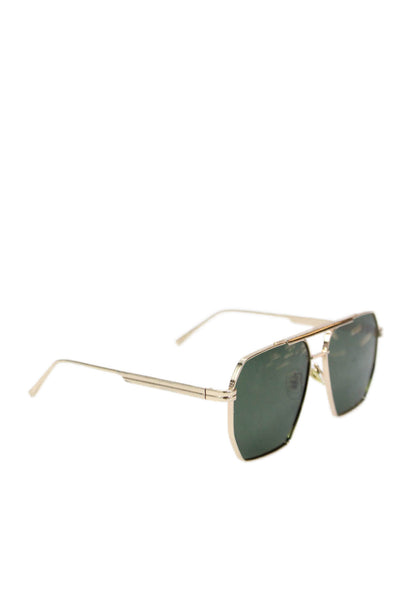 Sojos Womens Metal Frame Octagon Sunglasses Gold SJ1161