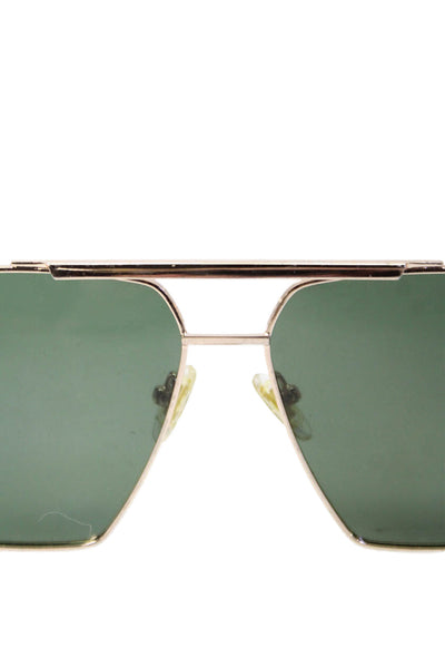 Sojos Womens Metal Frame Octagon Sunglasses Gold SJ1161