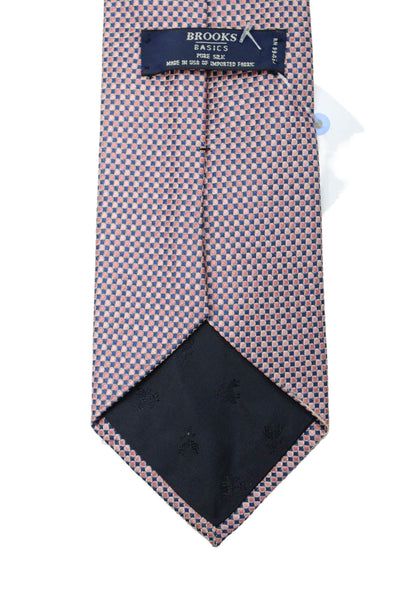 Brooks Brothers Men's Classic Silk Geometric Print Neck Tie One Size