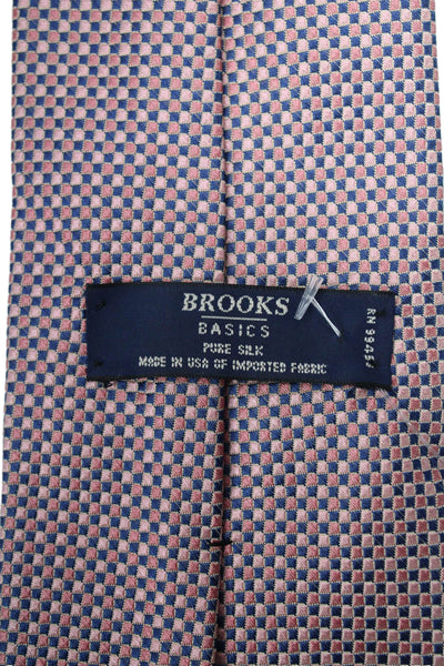Brooks Brothers Men's Classic Silk Geometric Print Neck Tie One Size