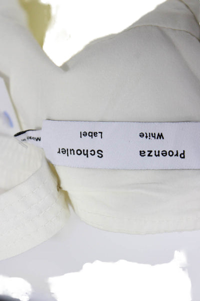 Proenza Schouler White Label Women Sundress White Cotton Size 4