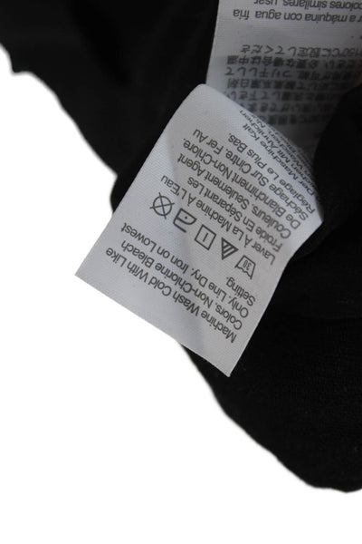 J Crew Unisex Black Viscose Linen Classic Shorts Button Size 0