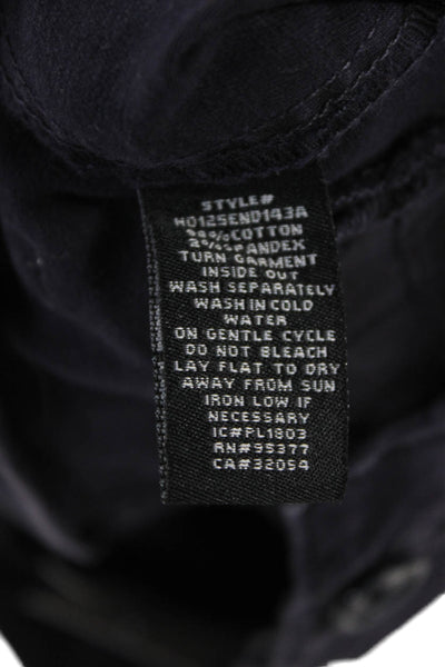 Sanctuary Unisex Dark Blue Chino Shorts 98% Cotton 2% Spandex Size 25