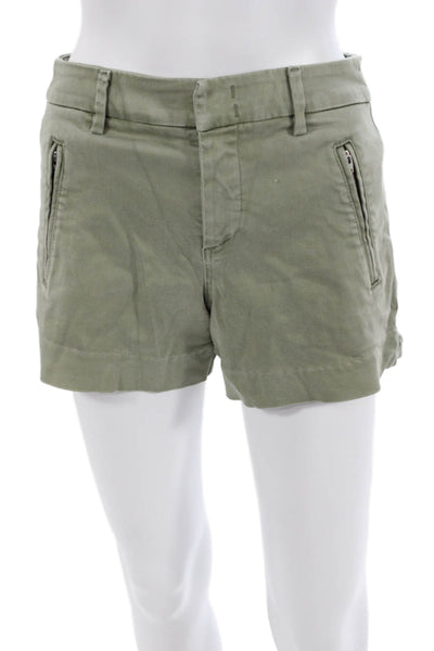 Level 99 Unisex Chino Shorts Green Size 24