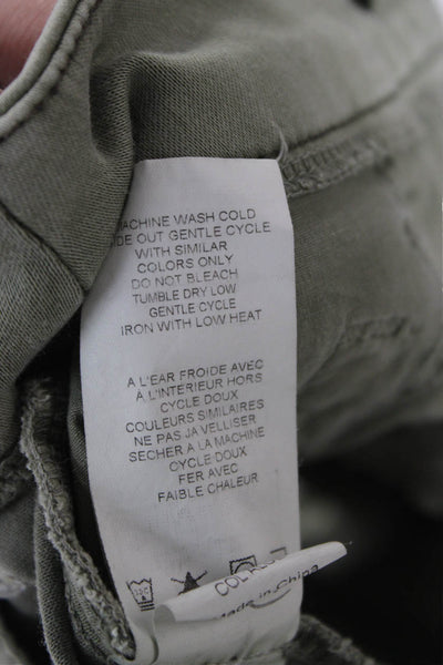 Level 99 Unisex Chino Shorts Green Size 24