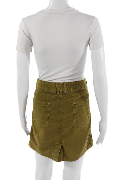 Athleta Women Mini Cargo Skirt Green Size 6