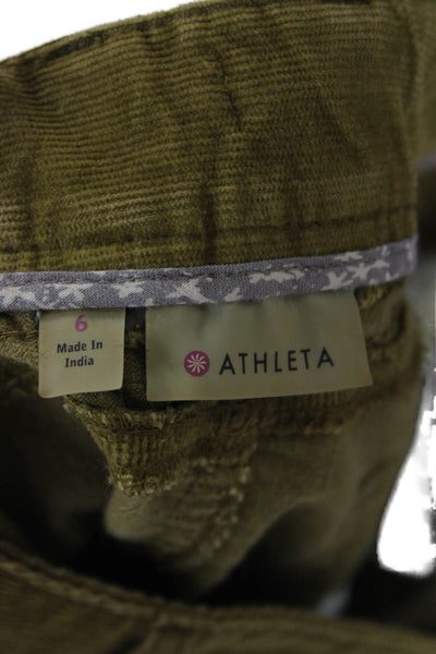 Athleta Women Mini Cargo Skirt Green Size 6