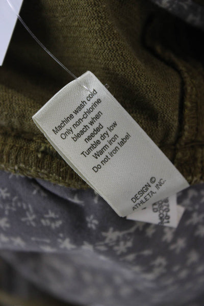 Athleta Women Mini Cargo Skirt Green Size 6
