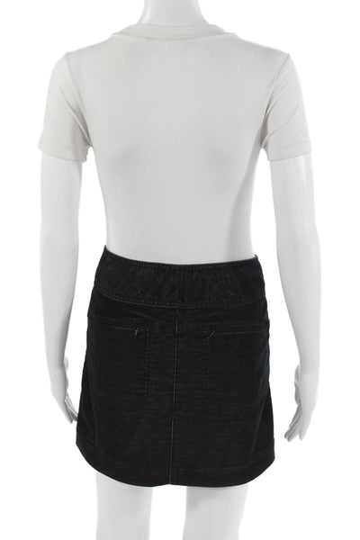 Athleta Womens Black A-Line Mini Skirt Size 6P
