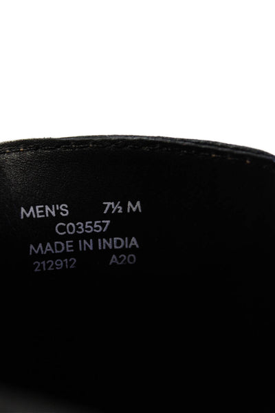 Cole Haan Mens Leather Slip On Casual Shoes Black Size 7.5