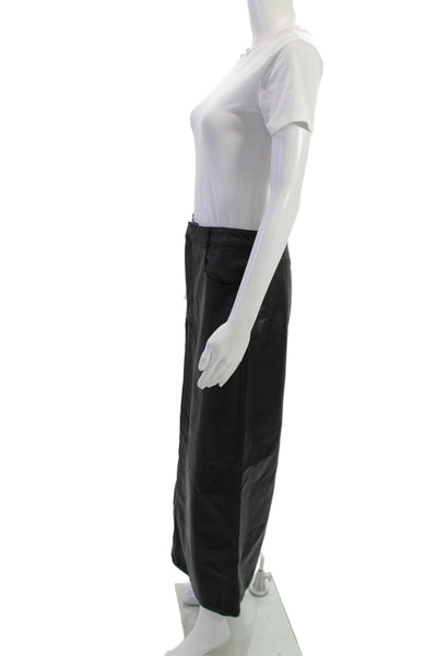 Free People Womens Maxi Pencil Skirt Black Viscose Size 4