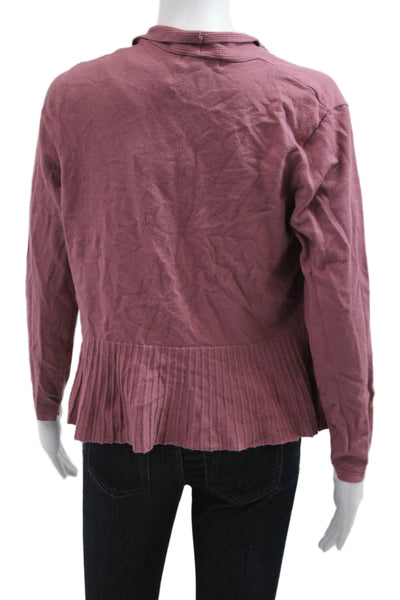 Grace Karin Unisex Bohemian Pink Cardigan Long Sleeve Viscose Blend Size M