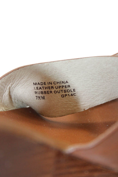 Michael Michael Kors Womens Platform Wedge Heels Brown Size 7.5