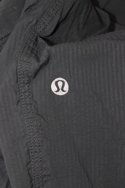 Lululemon Women Cropped Jogger Pants Black Drawstring Size 8