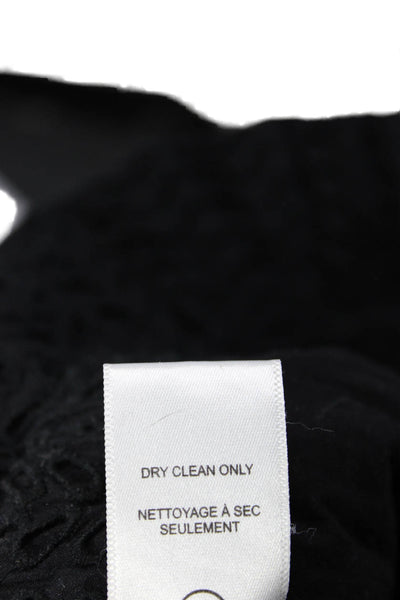 A.L.C. Unisex Black Drawstring Beach Shorts Size 6