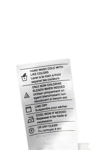 Vince Womens White Linen Blend Skort Size 6