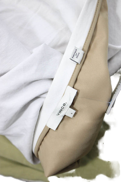 Vince Womens White Linen Blend Skort Size 6