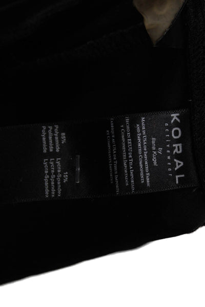 Koral Women Capri Leggings Black Size S
