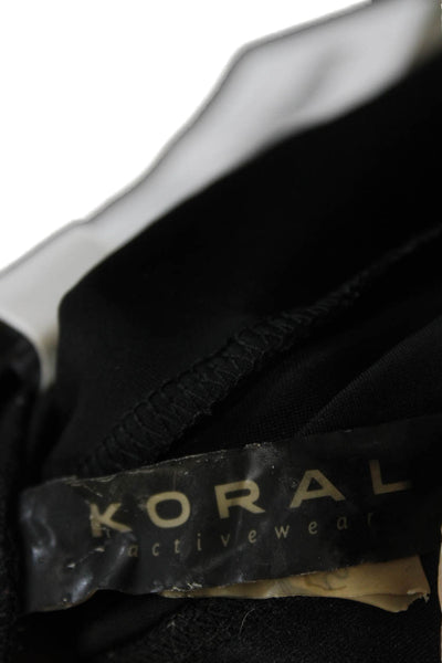 Koral Women Capri Leggings Black Size S