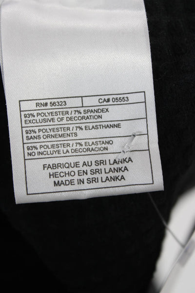 Nike Mens Windbreaker Black Button Long Sleeve Polyester Spandex Size M