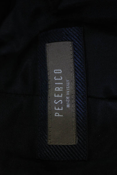 Peserico Womens Black Sleeveless Collared Button Vest Classic Fall Size M