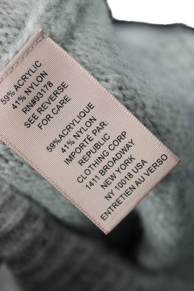philosophy Unisex Pullover Crew Neck Gray Sweater Long Sleeve Size M