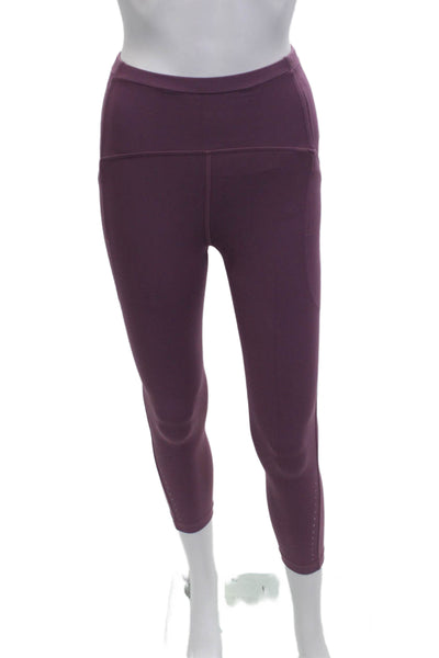 Lululemon Women Ankle Cropped Purple Leggings Size 2