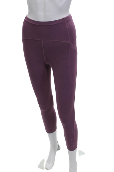 Lululemon Women Ankle Cropped Purple Leggings Size 2