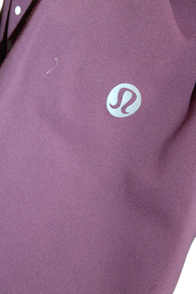 Lululemon Women Ankle Cropped Purple Leggings Size 2