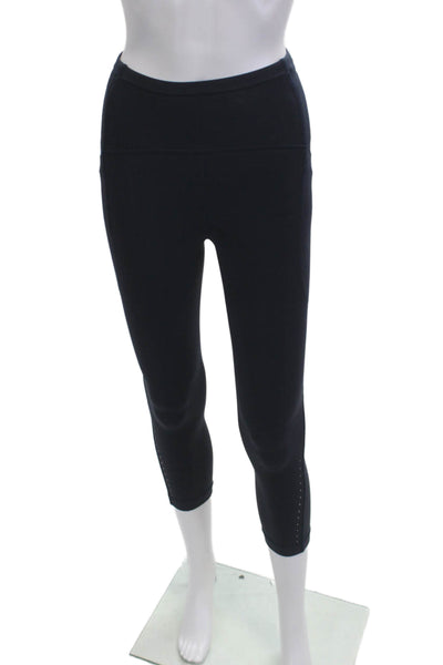 Lululemon Womens Dark Blue Capri Cropped Leggings Sports Size 0