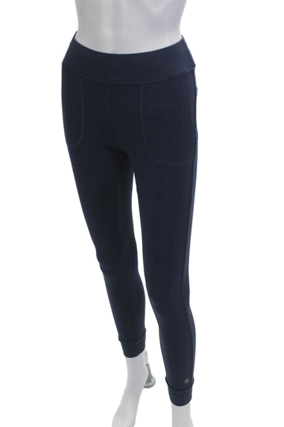 Lija Womens Ankle Dark Blue Leggings Size XS