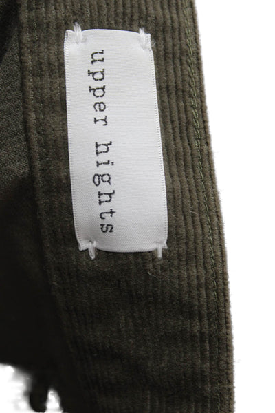 Upper Hights Unisex Brown Cropped Carpenter Pants 97% Cotton Size 23