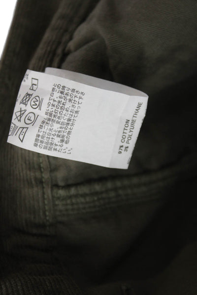 Upper Hights Unisex Brown Cropped Carpenter Pants 97% Cotton Size 23