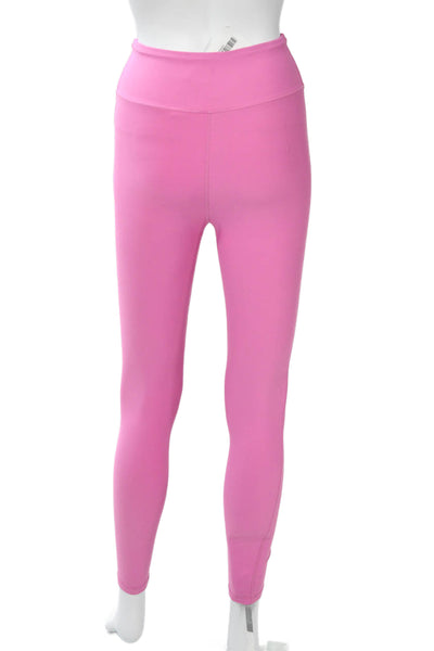 Love Shack Fancy Women Pink Ankle Leggings Size XS