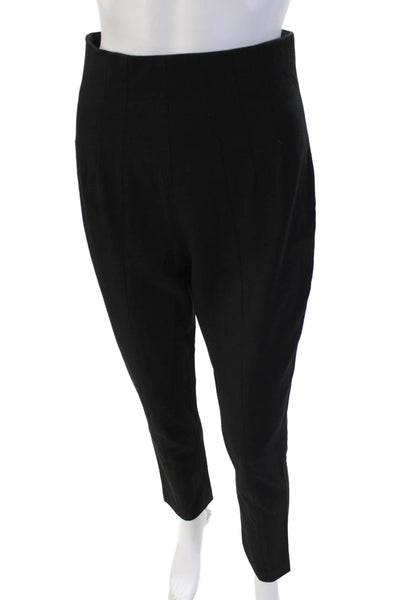 Grlfrnd Womens Ankle Cropped Dress Pants Black Size S