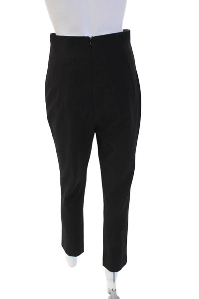 Grlfrnd Womens Ankle Cropped Dress Pants Black Size S