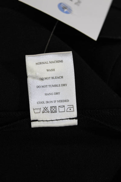 Grlfrnd Womens Ankle Cropped Dress Pants Black Size S