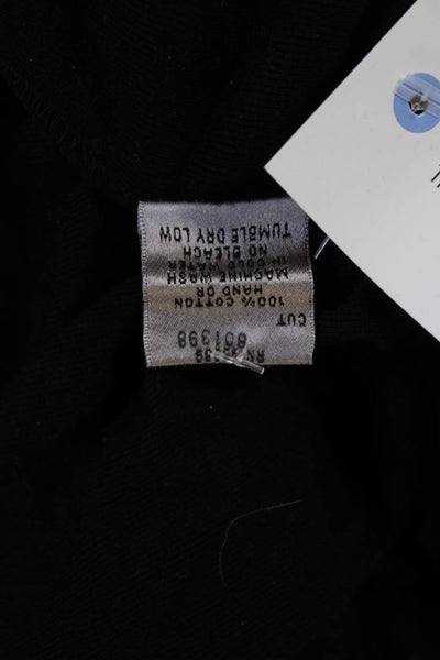 James Perse Women Bodycon Pencil Dress Black Cotton Size 1